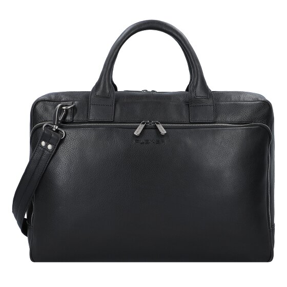 Plevier Vintage Bill Aktentasche Leder 40 cm Laptopfach