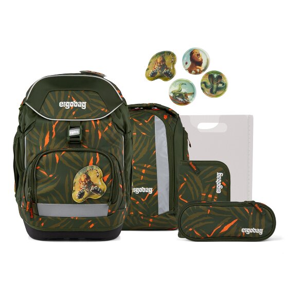 Ergobag Pack Schulranzen-Set 6tlg. inkl. Klettie-Set