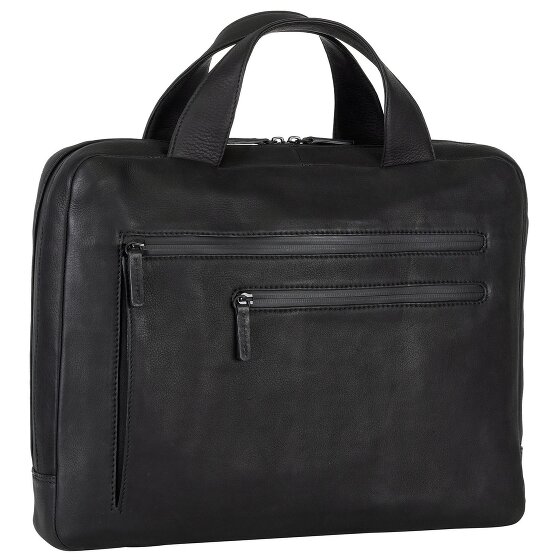 Leonhard Heyden Den Haag Aktentasche Leder 38 cm Laptopfach