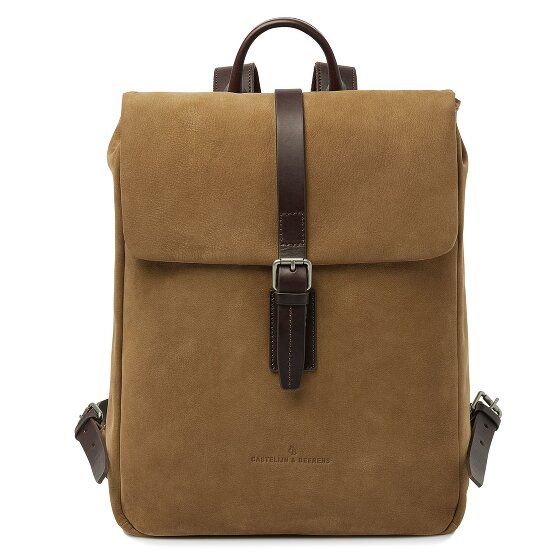 Castelijn & Beerens Veneto Business-Rucksack RFID Schutz Leder 39 cm Laptopfach