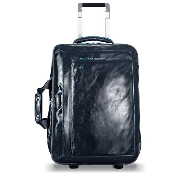 Piquadro Blue Square 2-Rollen Businesstrolley Leder 51 cm Laptopfach