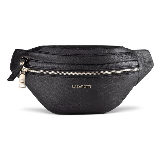 Lazarotti Bologna Leather Double-Zip Gürteltasche Crossbody Leder 25 cm
