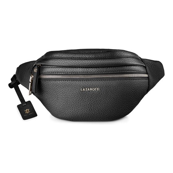 Lazarotti Bologna Leather Double-Zip Gürteltasche Crossbody Leder 25 cm