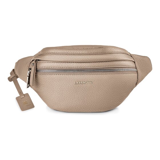 Lazarotti Bologna Leather Double-Zip Gürteltasche Crossbody Leder 25 cm
