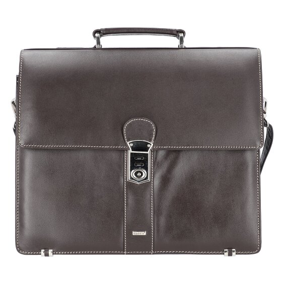 Alassio Monaco Aktentasche Leder 38 cm Laptopfach