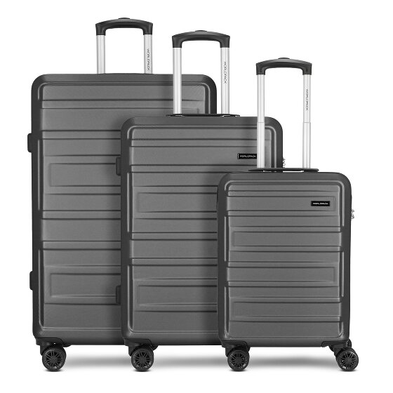 Worldpack New York 2.0 4 Rollen Kofferset 3-teilig