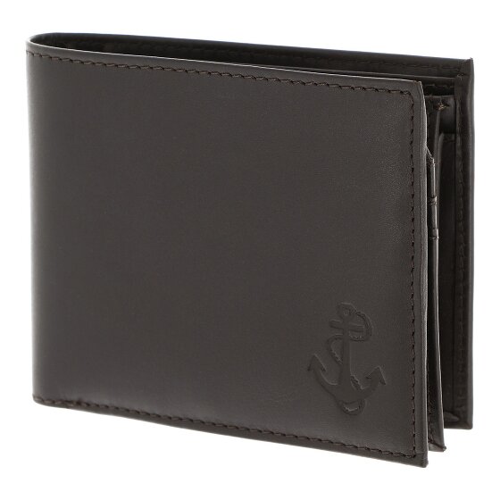 oxmox Leather Geldbörse RFID Schutz Leder 10 cm