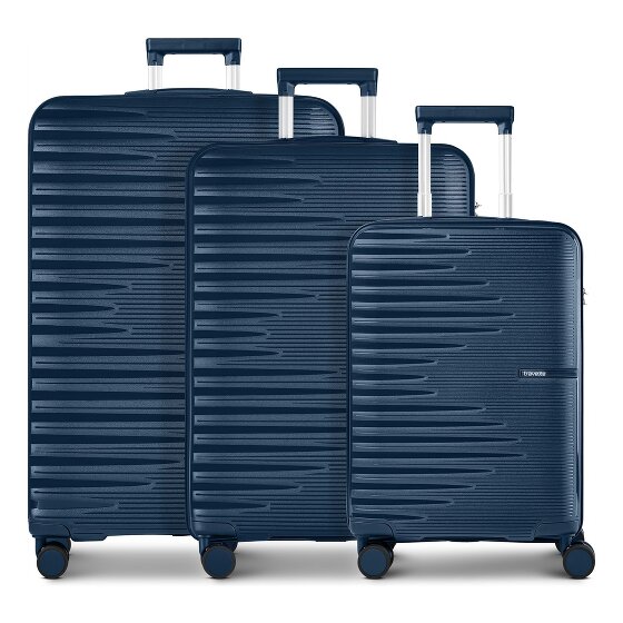 Travelite Pacific 4 Rollen Kofferset 3-teilig