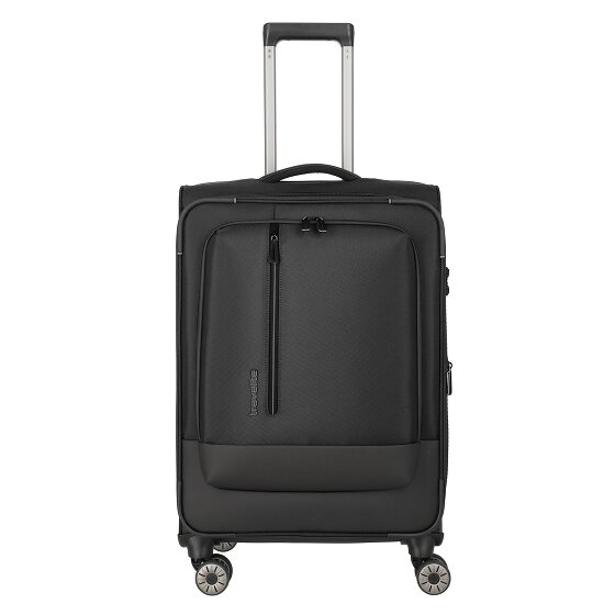 Travelite Crosslite 5.0 4 Rollen Trolley M 66 cm mit Dehnfalte