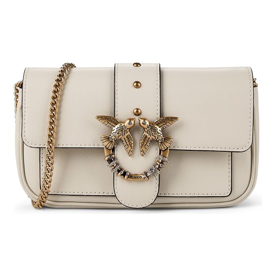 PINKO Love Pocket Umhängetasche Leder 20 cm