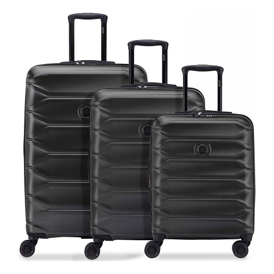 Delsey Paris Meteor 4 Rollen Kofferset 3-teilig mit Dehnfalte