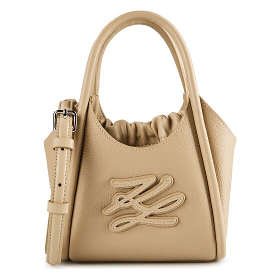 Karl Lagerfeld Autograph Handtasche Leder 26 cm