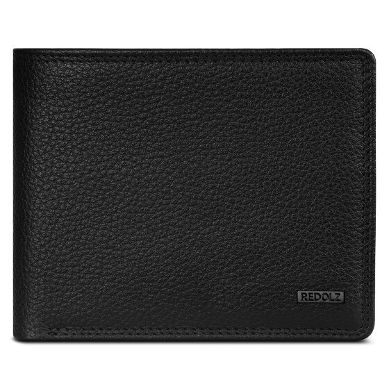 Redolz Leather Essentials QF Geldbörse RFID Leder 12 cm ausklappbar