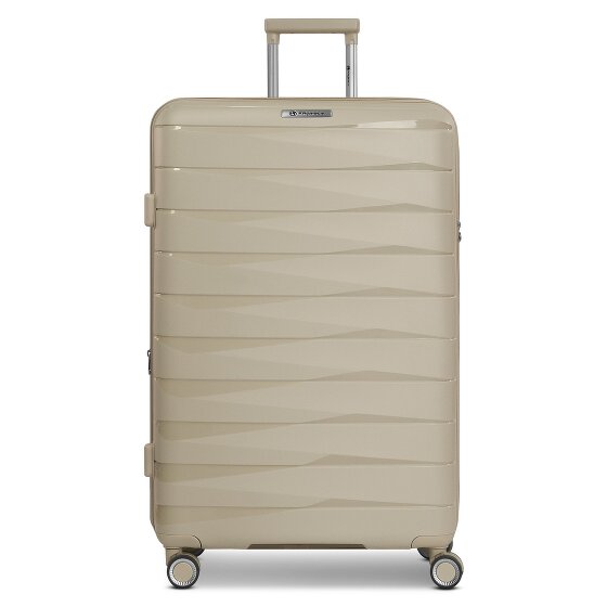 Franky London 4 Rollen Trolley L 74 cm mit Dehnfalte