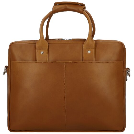 Dermata Aktentasche Leder 39 cm Laptopfach