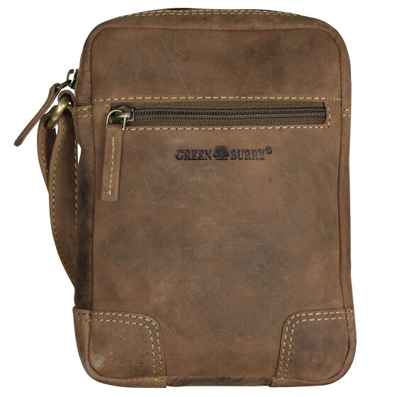 Greenburry Vintage Umhängetasche Leder 18 cm