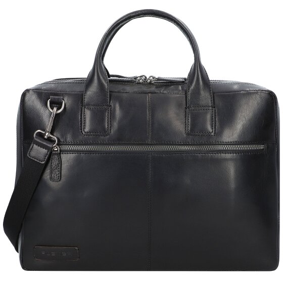 Plevier Rock Flint Aktentasche RFID Schutz Leder 41 cm Laptopfach