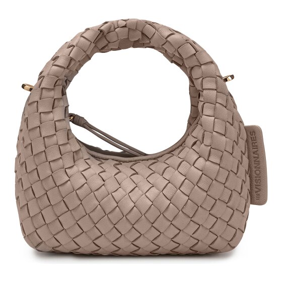 LES VISIONNAIRES Greta Micro weave Handtasche Leder 20 cm
