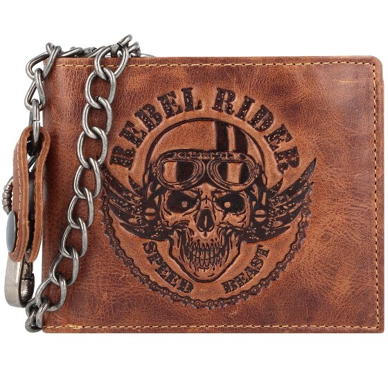Greenburry Rebel Rider Biker Geldbörse Leder 13 cm