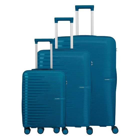 Travelite Pacific 4 Rollen Kofferset 3-teilig