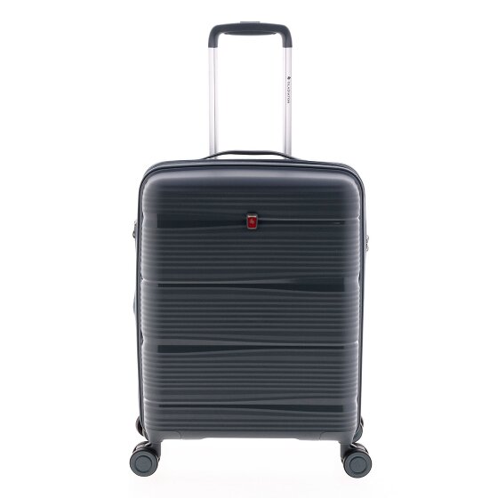 Gladiator 0800 4 Rollen Kabinentrolley 55 cm mit Dehnfalte