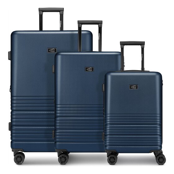 camel active Hanoi 4 Rollen Kofferset 3-teilig mit Dehnfalte