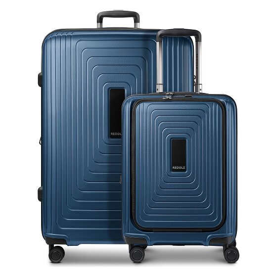 Redolz Essentials 14 4-Rollen Kofferset 2 tlg. Laptopfach mit Dehnfalte
