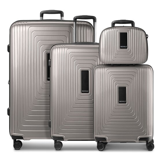 Redolz Essentials 14 4-Rollen Kofferset + Beautycase 4 tlg. mit Dehnfalte