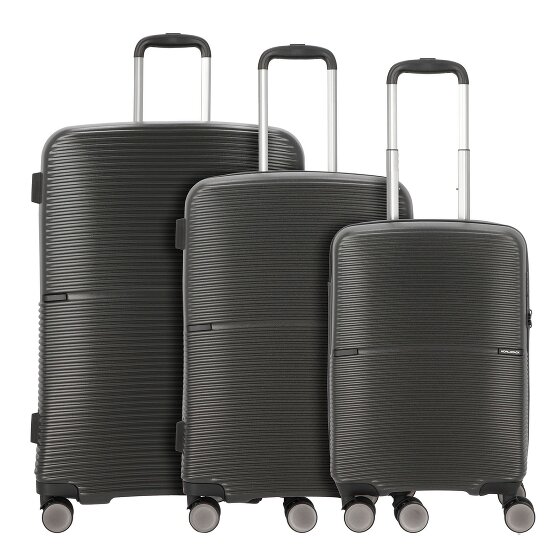 Worldpack San Francisco 4 Rollen Kofferset 3-teilig