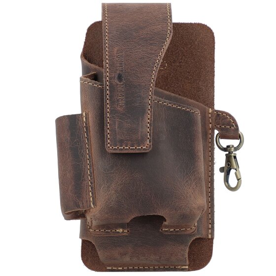 Greenburry Vintage Gürteltasche Leder 8 cm
