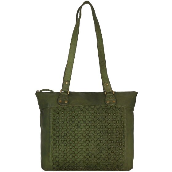 Greenland Nature Femi & Nine Schultertasche Leder 35 cm