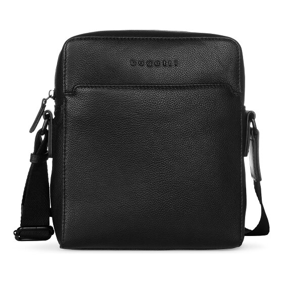 Bugatti Black Umhängetasche Leder 20 cm