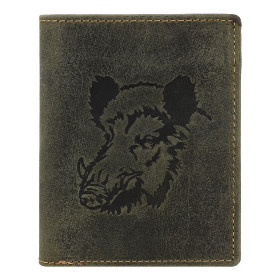 Greenburry Vintage Geldbörse Leder 9.5 cm