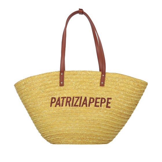 Patrizia Pepe Summer Straw Shopper Tasche 51 cm