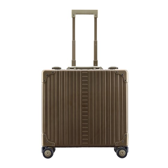 Aleon Deluxe 4-Rollen Businesstrolley Aluminium 45 cm
