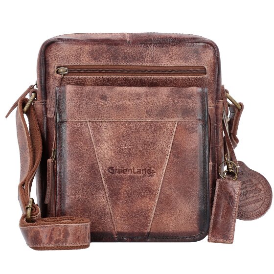 Greenland Nature Mascu & Line Umhängetasche Leder 25 cm