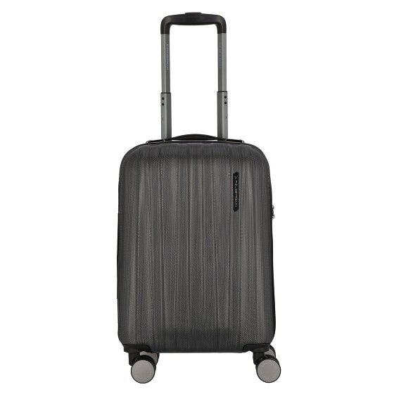 Polestream Moonrock 4 Rollen Kabinentrolley 55 cm mit Dehnfalte