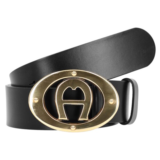 AIGNER Logo Gürtel Leder