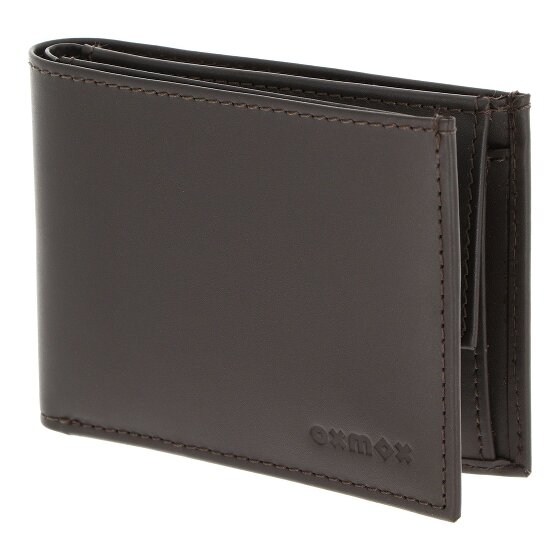 oxmox Leather Geldbörse RFID Schutz Leder 11 cm
