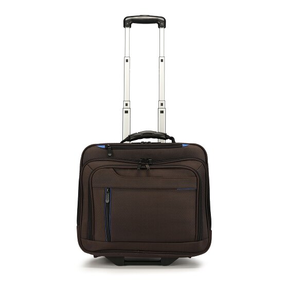 Dermata 2 Rollen Businesstrolley 38 cm Laptopfach