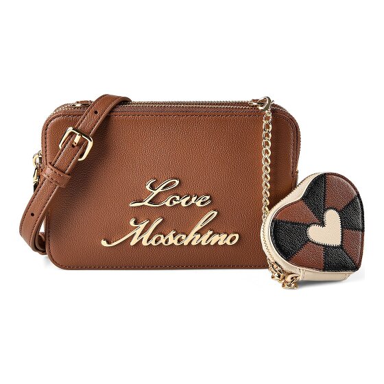 Love Moschino Heart Charm Umhängetasche Leder 20 cm