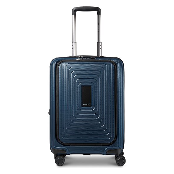 Redolz Essentials 14 4 Rollen Kabinentrolley S 55 cm Laptopfach mit Dehnfalte