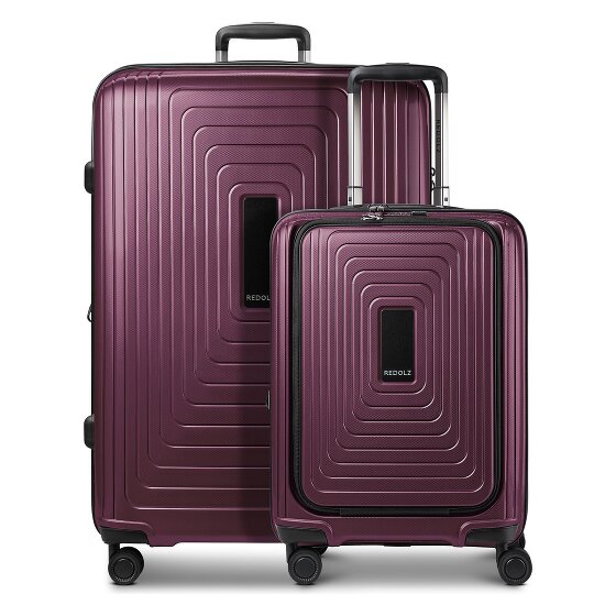 Redolz Essentials 14 4-Rollen Kofferset 2 tlg. Laptopfach mit Dehnfalte