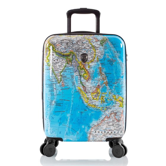 Heys Black Camo 4 Rollen Kabinentrolley S 53 cm mit Dehnfalte