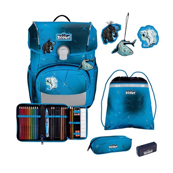 Scout Neo Exklusiv Safety Light Schulranzen-Set 5-teilig