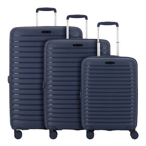 d&n Travel Line 4500 4 Rollen Kofferset 3-teilig mit Dehnfalte