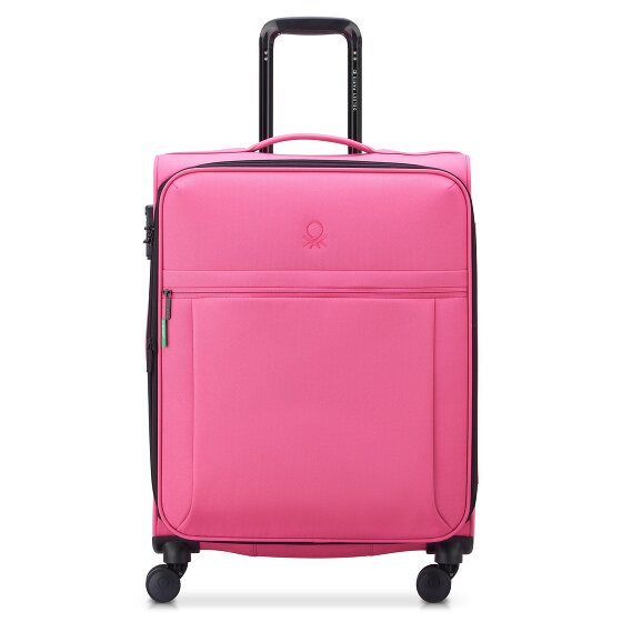 Delsey Paris x United Colors of Benetton BE 4-Rollen Trolley 65 cm mit Dehnfalte