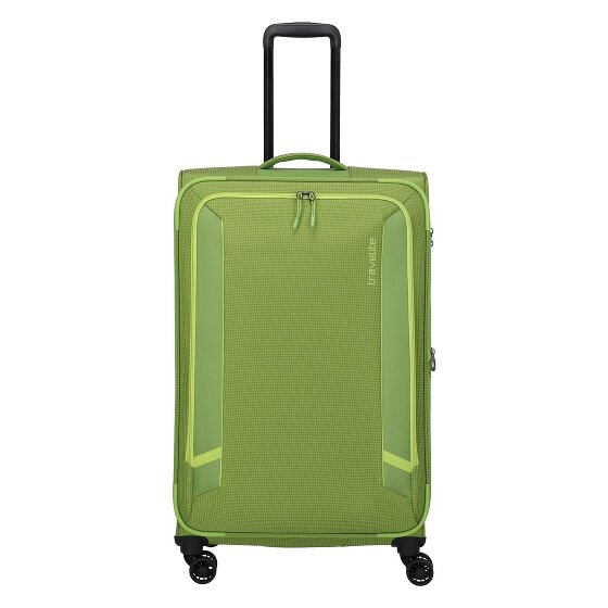 Travelite Corsiica 4 Rollen Trolley L 77 cm mit Dehnfalte