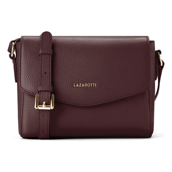 Lazarotti Bologna Leather Crossbody Umhängetasche Leder 22 cm