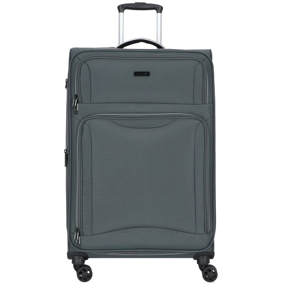 d&n Travel Line 9204 4 Rollen Trolley L 76 cm mit Dehnfalte